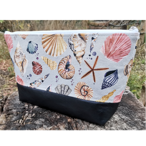 Szütyő/ Sminkes táska/ Neszeszer � Tengeri kagylókkal  - táska & tok - neszesszer - Meska.hu