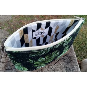 Szütyő/ sminkes táska/ neszeszer � Monstera levelek - táska & tok - neszesszer - Meska.hu