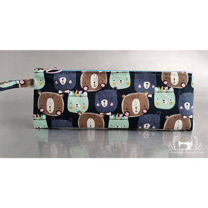 Tolltartó � Kék medve - otthon & életmód - papír, írószer - tolltartó & ceruzatekercs - Meska.hu