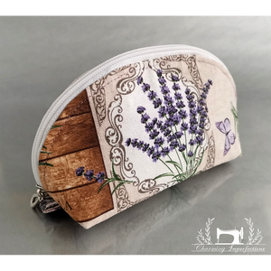 Félköríves neszeszer - Levendula - Meska.hu