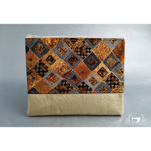 Gustav Klimt inspiráció � lapos neszeszer / pipere táska  - Meska.hu