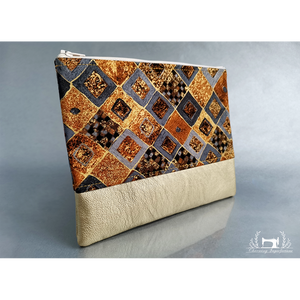 Gustav Klimt inspiráció � lapos neszeszer / pipere táska  - táska & tok - neszesszer - Meska.hu