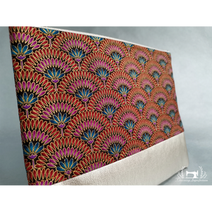 Piros Art Nouveau inspiráció � lapos neszeszer / pipere táska  - táska & tok - neszesszer - Meska.hu