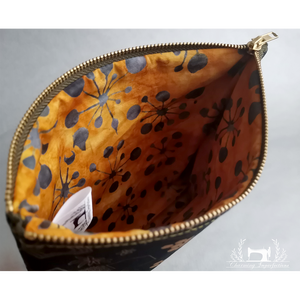 Méhek  inspiráció � lapos neszeszer / pipere táska  - táska & tok - neszesszer - Meska.hu