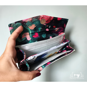 Festő vászon pénztárca - táska & tok - pénztárca & más tok - pénztárca - női pénztárca - Meska.hu