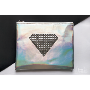Holo gyémánt � lapos neszeszer / pipere táska  - Meska.hu