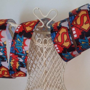 Polka Dog Superman mintás nyakörv-póráz szet -  - Meska.hu