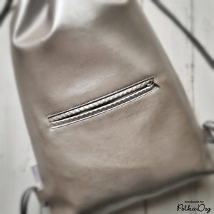 Polka Dog gymbag - ezüst  -  - Meska.hu