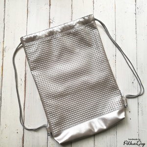 Polka Dog gymbag - ezüst  -  - Meska.hu