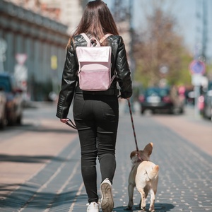 Púder - rosegold MINI háti, Táska & Tok, Hátizsák, Hátizsák, Varrás, MESKA