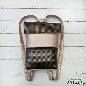 Pezsgő - fekete gyémánt MINI háti - táska & tok - hátizsák - hátizsák - Meska.hu