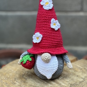 Horgolt epres manó - otthon & életmód - dekoráció - manók - Meska.hu