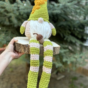 Horgolt Tölgy Manó - otthon & életmód - dekoráció - manók - Meska.hu