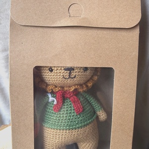 Horgolt oroszlán - játék & sport - plüssállat & játékfigura - más figura - Meska.hu