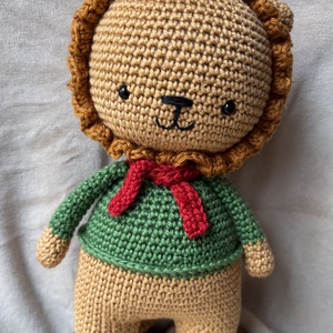 Horgolt oroszlán - Meska.hu