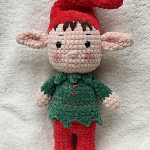 Horgolt plüss Elfi - Meska.hu