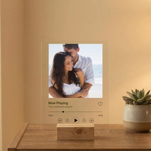 Egyedi Spotify-stílusú akril kép � a Ti közös dalotokkal , Otthon & Életmód, Dekoráció, Kép & Falikép, Táblakép, Mindenmás, MESKA