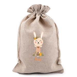 Egyedi, névre szóló húsvéti lenvászon zsák - Meska.hu