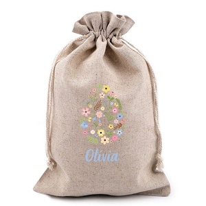 Egyedi, névre szóló húsvéti lenvászon zsák, Otthon & Életmód, Papír, írószer, Ajándékozás kellékei, Ajándékzsák, csomagolás, Mindenmás, MESKA