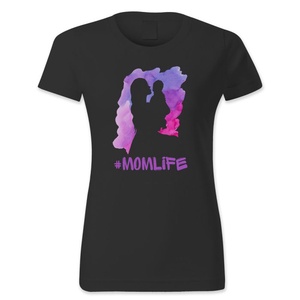 Momlife feliratos póló � stílusos és őszinte darab anyukáknak - ruha & divat - női ruha - póló, felső - Meska.hu