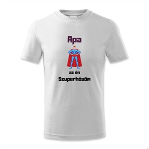 Apa az én szuperhősöm baba bodyk és gyerekpólók - ruha & divat - gyerekruha - póló - Meska.hu