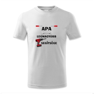 Apa legnagyobb segítsége baba bodyk és gyerekpólók - ruha & divat - gyerekruha - póló - Meska.hu