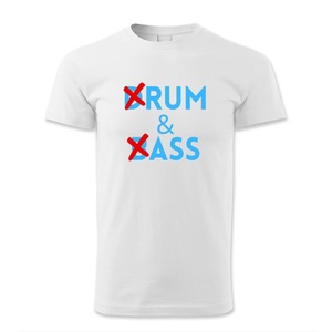 Drum and Bass? Vagy inkább Rum and Ass? - ruha & divat - férfi ruha - póló - Meska.hu