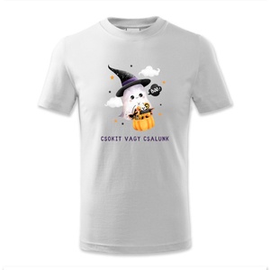 Csokit vagy csalunk? Boo! baba body / gyerek póló  - ruha & divat - gyerekruha - póló - Meska.hu