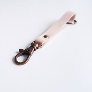 Sand Salmon MINI Karabineres duplakarikás kulcstartó - táska & tok - kulcstartó & táskadísz - kulcstartó - Meska.hu