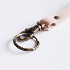 Sand Salmon MINI Karabineres duplakarikás kulcstartó - táska & tok - kulcstartó & táskadísz - kulcstartó - Meska.hu