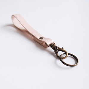 Sand Salmon MINI Karabineres duplakarikás kulcstartó - táska & tok - kulcstartó & táskadísz - kulcstartó - Meska.hu