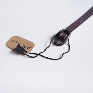 Dark Marsabit Extra keskeny állítható bőr karkötő - ékszer - karkötő - karperec - Meska.hu