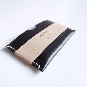 Fekete névjegykártya/bankkártya tok - táska & tok - pénztárca & más tok - kártyatartó & irattartó - Meska.hu