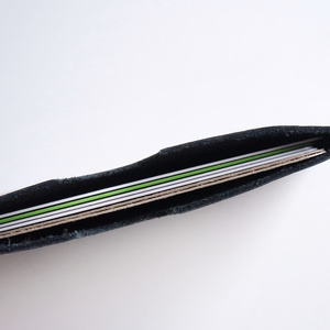 Fekete névjegykártya/bankkártya tok - táska & tok - pénztárca & más tok - kártyatartó & irattartó - Meska.hu