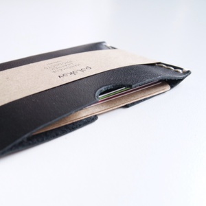 Fekete névjegykártya/bankkártya tok - táska & tok - pénztárca & más tok - kártyatartó & irattartó - Meska.hu