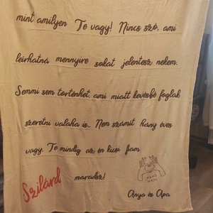 Soft takaró idézettel, Otthon & Életmód, Lakástextil, Felnőtt takaró, pléd, , MESKA