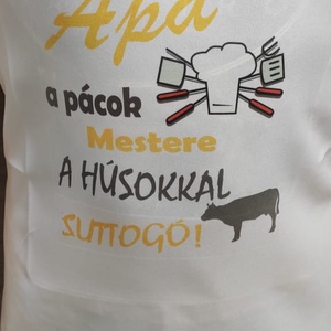 A grill császára kötény - Meska.hu