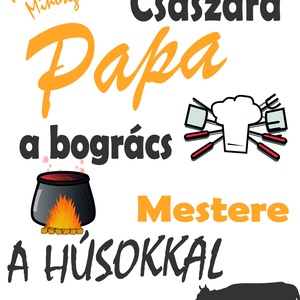 A grill császára kötény - otthon & életmód - konyhafelszerelés, tálalás - konyhai textil - kötény - Meska.hu A grill császára kötény - otthon & életmód - konyhafelszerelés, tálalás - konyhai textil - kötény - Meska.hu