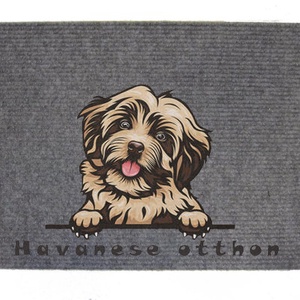 Havanese/tacskó lábtörlő - Meska.hu