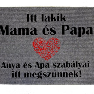 Nagymama lábtörlő - otthon & életmód - dekoráció - ajtó- és ablak dekoráció - ajtódísz & kopogtató - Meska.hu