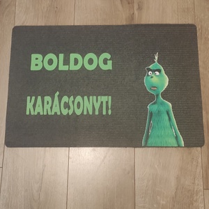Karácsonyi lábtörlő - otthon & életmód - dekoráció - ajtó- és ablak dekoráció - ajtódísz & kopogtató - Meska.hu