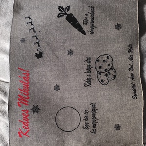 Mikulásváró textil tányéralátét, Otthon & Életmód, Dekoráció, Asztal és polc dekoráció, Asztaldísz, Mindenmás, MESKA