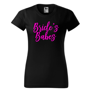 Lánybúcsú póló Bride's Babes felirattal - esküvő - lánybúcsú - Meska.hu