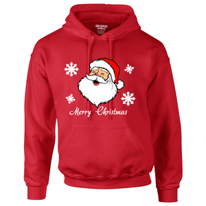 Karácsonyi kapucnis felnőt pulóver Télapóval - karácsony - karácsonyi ruházat - karácsonyi póló & pulcsi - Meska.hu