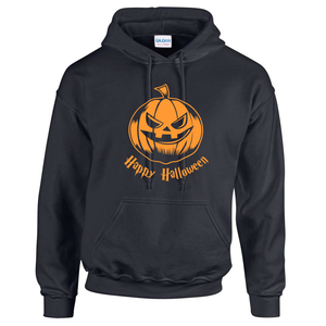 Happy Halloween mintás kapucnis pulóver - Meska.hu