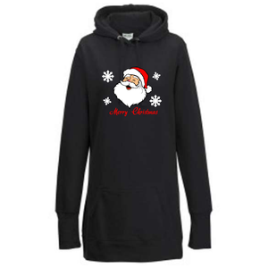 Karácsonyi mintás fekete női kapucnis hosszú pulóver 4 karácsonyi mintával kérheted, Karácsony, Karácsonyi ruházat, Karácsonyi póló & pulcsi, Mindenmás, MESKA