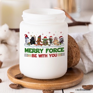 Merry Force Be With You Star Wars Illatgyertya - karácsony - karácsonyi lakásdekoráció - karácsonyi illatgyertya, mécses - Meska.hu