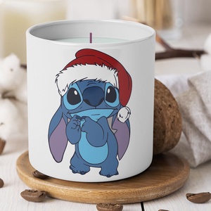 Santa Stitch Illatgyertya - Meska.hu