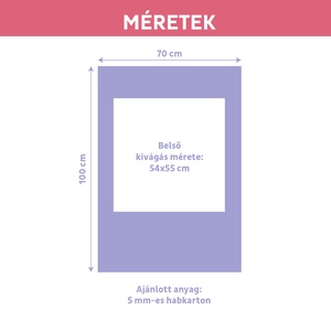 Lánybúcsú szelfikeret - nagyméretű fotókeret grafika bulira, 70�100 cm, nyomdakész fájl  - művészet - grafika & illusztráció - digitális - Meska.hu