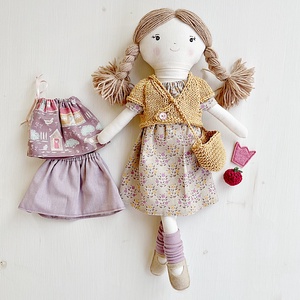  Panni textilbaba - játék & sport - baba & babaház - öltöztethető baba - Meska.hu